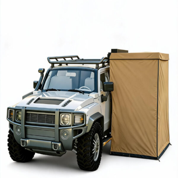 Portable car side privacy tent