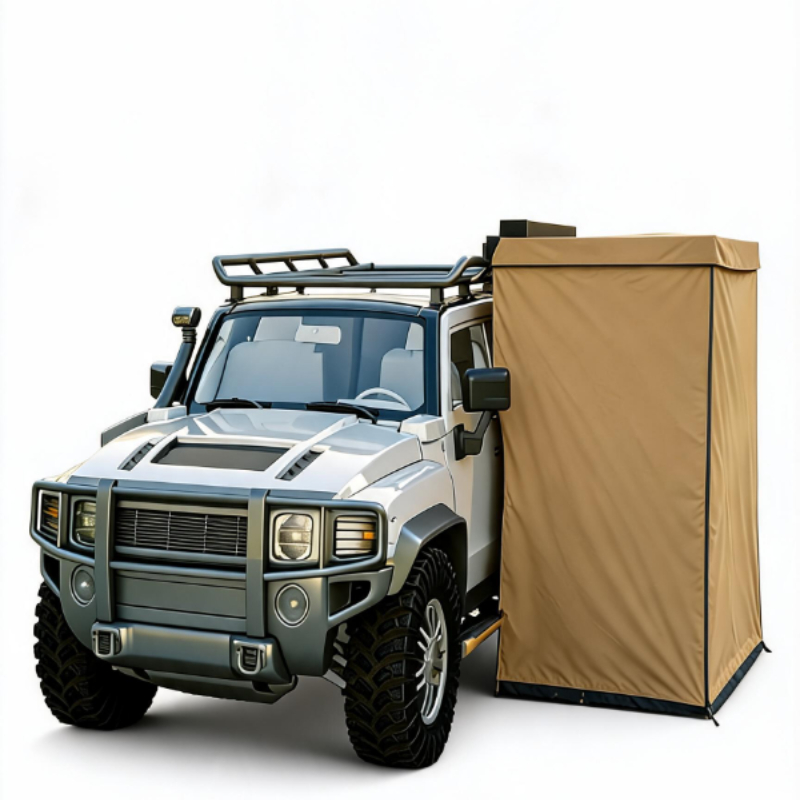Portable car side privacy tent