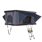 Hard shell rooftop tent for SUV