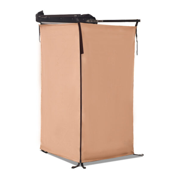 Portable car side privacy tent