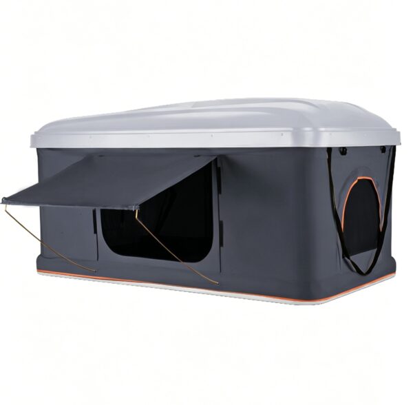 Vertical pop-up rooftop tent for SUV