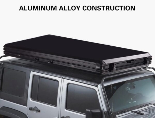 Hard shell rooftop tent for SUV