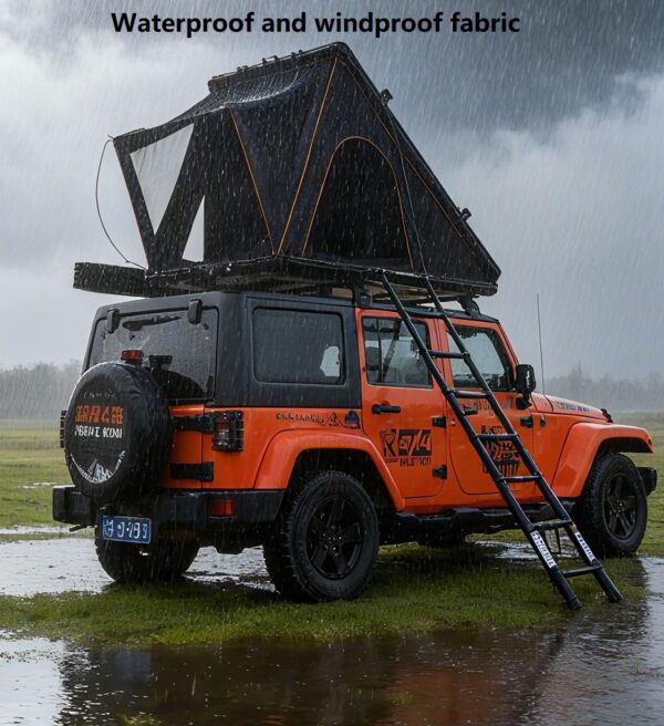 Aluminum Hard Shell Triangle Roof Top Tent