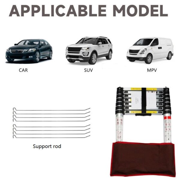Hard shell rooftop tent for SUV