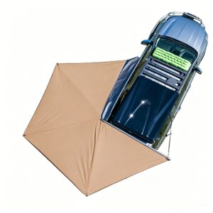 LH-03 Freestanding 270 Degree Car Awning with Black Coating