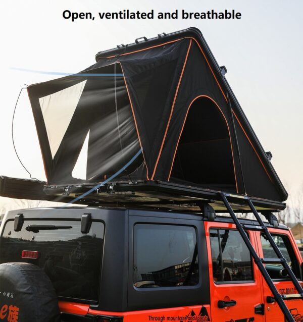 Aluminum Hard Shell Triangle Roof Top Tent