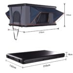 Hard shell rooftop tent for SUV