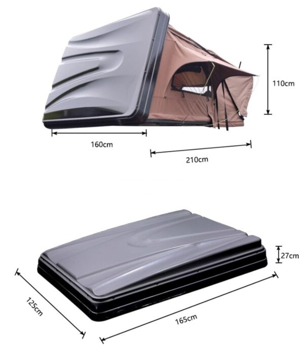 Custom ABS hard shell roof tent