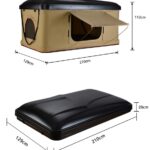 Vertical pop-up rooftop tent for SUV