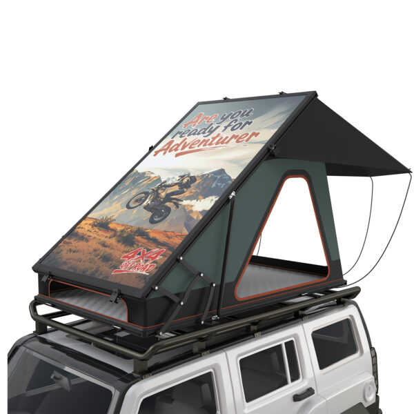 Ultra-thin roof top tent