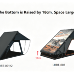 Hard shell roof top tent