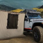 Waterproof car side awning