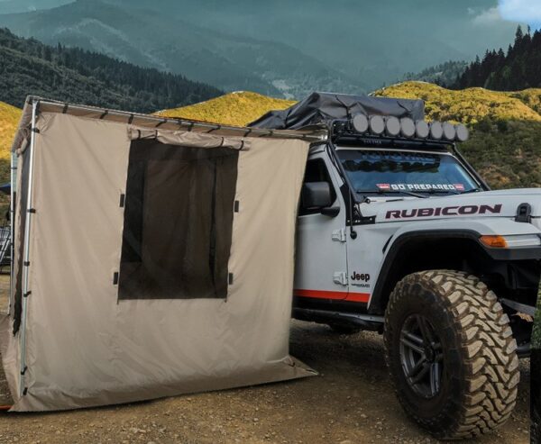 Waterproof car side awning