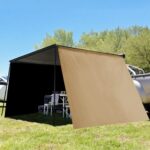 Waterproof car side awning extension