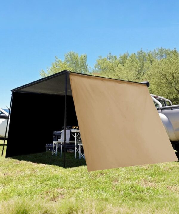 Waterproof car side awning extension