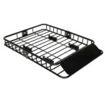 Roof rack cargo basket