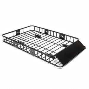 Roof rack cargo basket