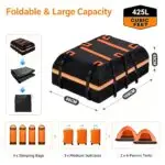 Rainproof car top carrier bag