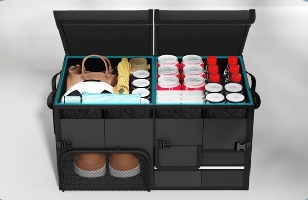 60L Foldable Car Storage Organizer