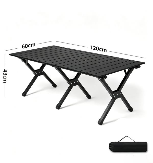 heavy duty carbon steel camping table