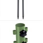 Windproof Tarp Pole Ground Anchor