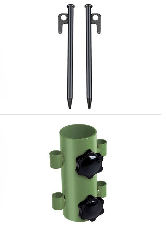 Windproof Tarp Pole Ground Anchor