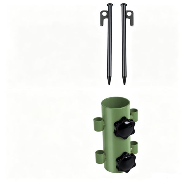 Tent pole fixed holder