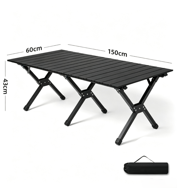 heavy duty carbon steel camping table