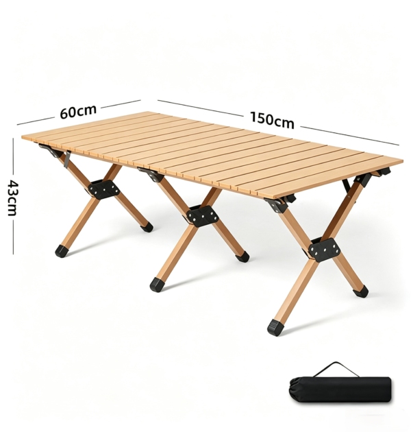 heavy duty carbon steel camping table
