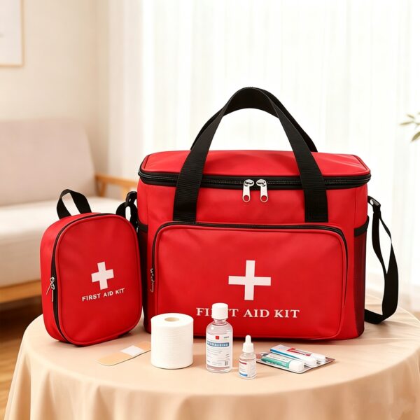 Large capacity travel first aid bag