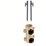 Tent pole fixed holder