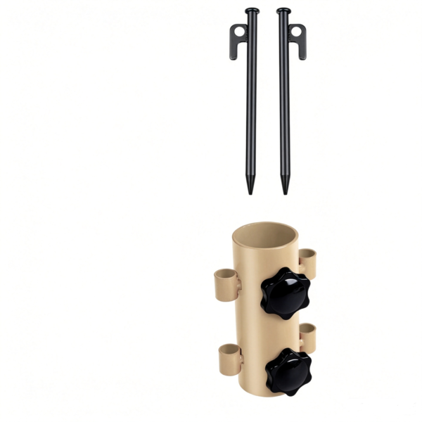 Tent pole fixed holder