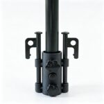 Adjustable canopy pole holder