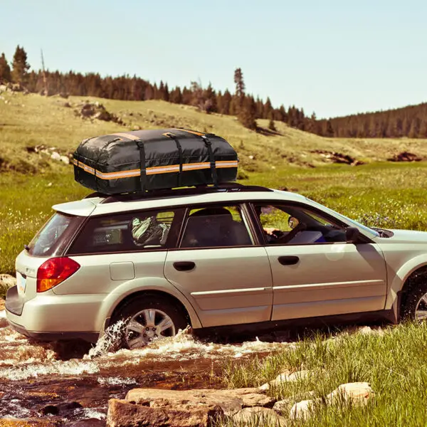 Rainproof car top carrier bag