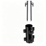 Tent pole fixed holder
