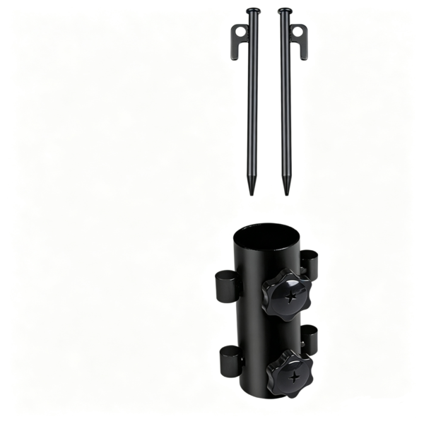 Tent pole fixed holder