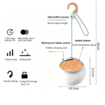 Portable Hanging Tent Light