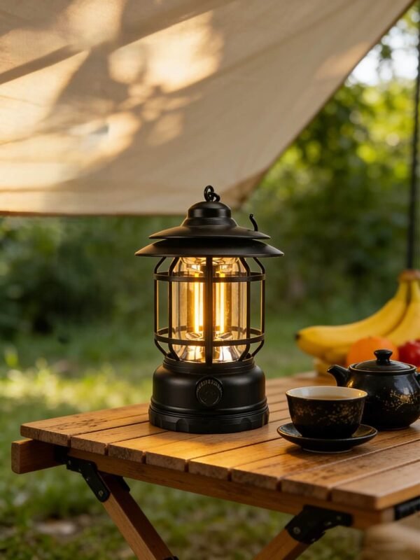 portable dimmable camping lamp for tents