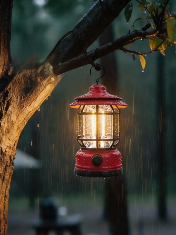 portable dimmable camping lamp for tents